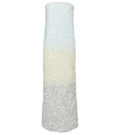 LA FUORI Là Fuori Embellished silk bustier dress | Thumbnail 1 LA FUORI Là Fuori Embellished silk bustier dress | Thumbnail 1