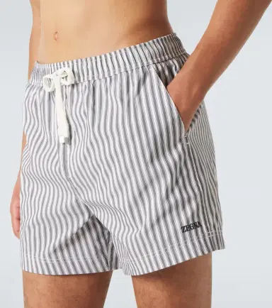 Zegna Striped swim trunks | Thumbnail 3 Zegna Striped swim trunks | Thumbnail 3
