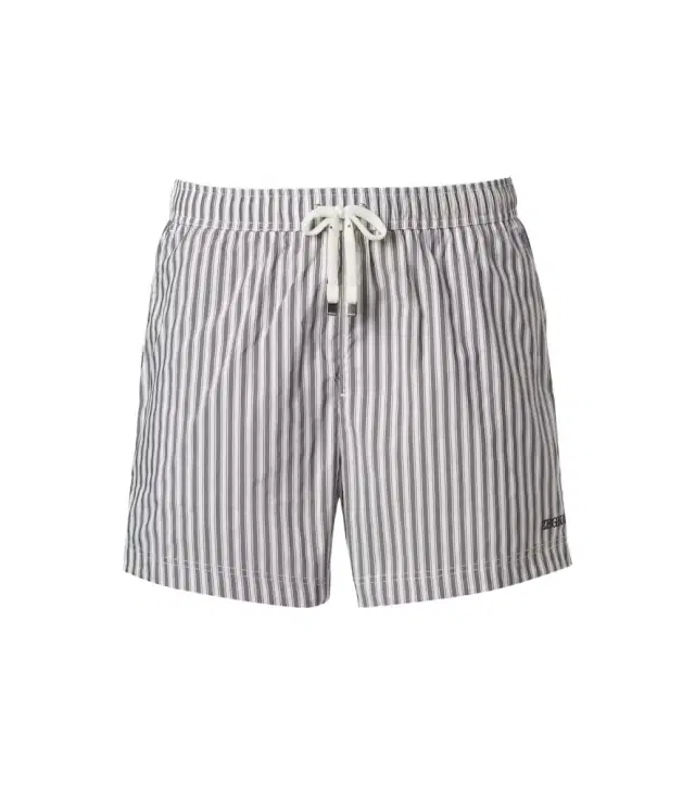 Zegna Striped swim trunks