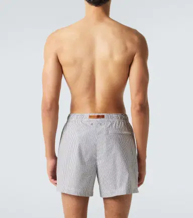 Zegna Seersucker swim trunks | Thumbnail 4