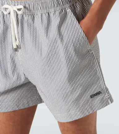 Zegna Seersucker swim trunks | Thumbnail 5