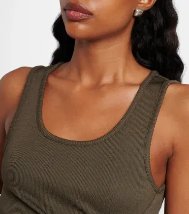 Christopher Esber Droplet Crystal embellished ruched tank top | Thumbnail 2