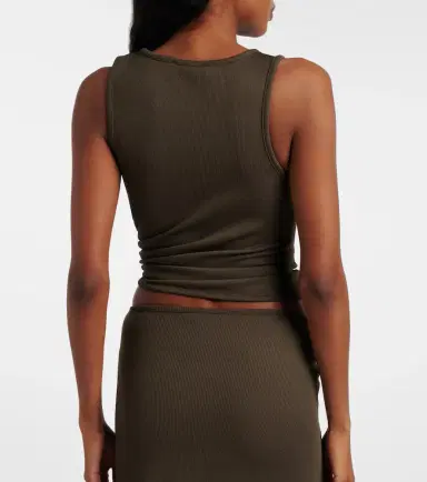 Christopher Esber Droplet Crystal embellished ruched tank top | Thumbnail 6