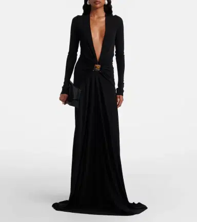 Christopher Esber Bezel Quartz embellished maxi dress | Thumbnail 2 Christopher Esber Bezel Quartz embellished maxi dress | Thumbnail 2
