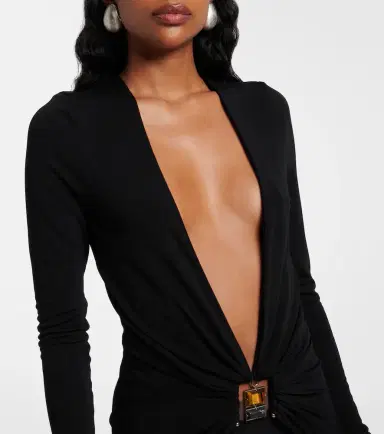 Christopher Esber Bezel Quartz embellished maxi dress | Thumbnail 5 Christopher Esber Bezel Quartz embellished maxi dress | Thumbnail 5