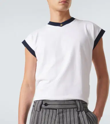 Versace Medusa cotton-blend jersey T-shirt | Thumbnail 4 Versace Medusa cotton-blend jersey T-shirt | Thumbnail 4