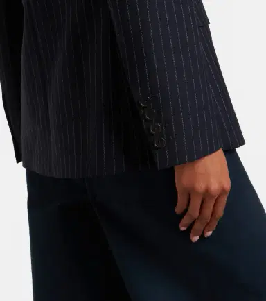 Nili Lotan Gertrude pinstripe virgin wool jacket | Thumbnail 2 Nili Lotan Gertrude pinstripe virgin wool jacket | Thumbnail 2