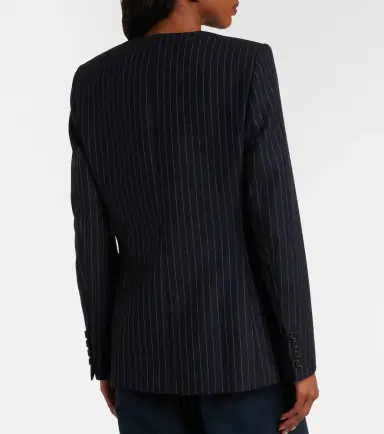 Nili Lotan Gertrude pinstripe virgin wool jacket | Thumbnail 5 Nili Lotan Gertrude pinstripe virgin wool jacket | Thumbnail 5