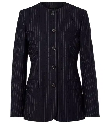 Nili Lotan Gertrude pinstripe virgin wool jacket | Thumbnail 1 Nili Lotan Gertrude pinstripe virgin wool jacket | Thumbnail 1