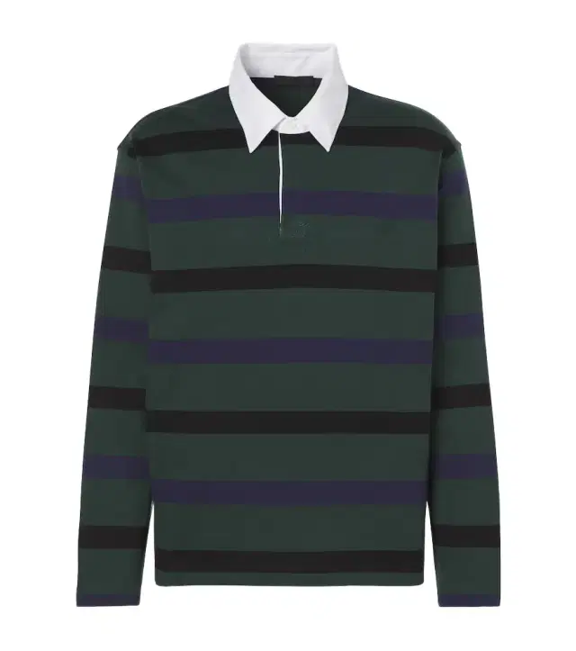 Prada Striped cotton polo shirt