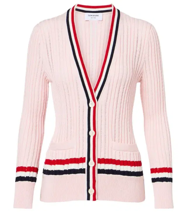 Cable-knit cotton cardigan