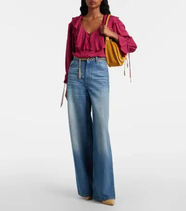 Chloé Chloé Marcie Medium suede shoulder bag | Thumbnail 5 Chloé Chloé Marcie Medium suede shoulder bag | Thumbnail 5