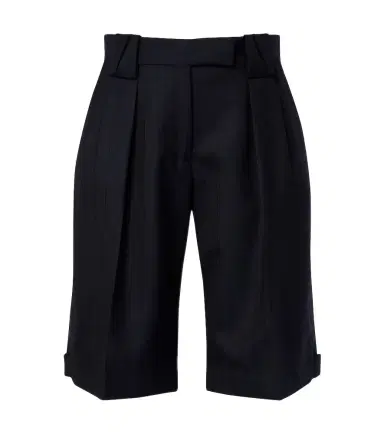 Versace Pinstriped virgin wool Bermuda shorts | Thumbnail 1 Versace Pinstriped virgin wool Bermuda shorts | Thumbnail 1