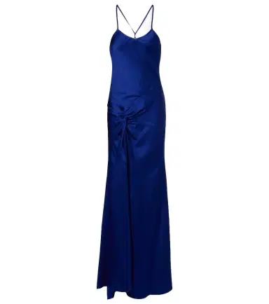 Victoria Beckham Gathered crêpe satin gown | Thumbnail 1