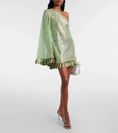 Taller Marmo Es Trench one-shoulder sequined minidress | Thumbnail 2