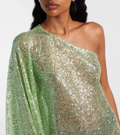 Taller Marmo Es Trench one-shoulder sequined minidress | Thumbnail 5