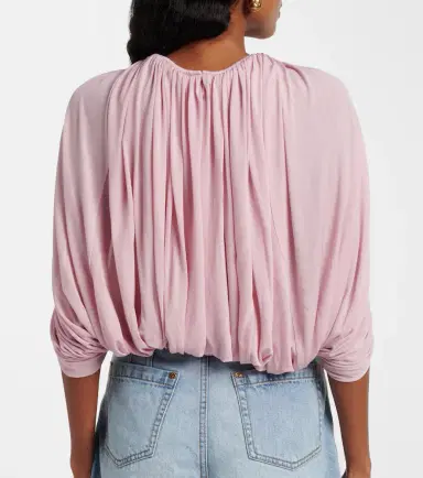 Zimmermann Alchemy caped draped blouse | Thumbnail 4