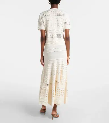 Ulla Johnson Annisa broderie anglaise midi skirt | Thumbnail 5