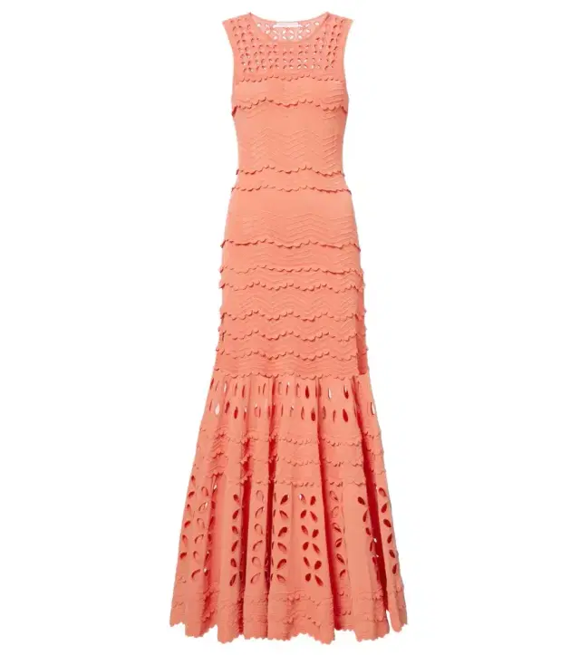 Lakshmi broderie anglaise maxi dress