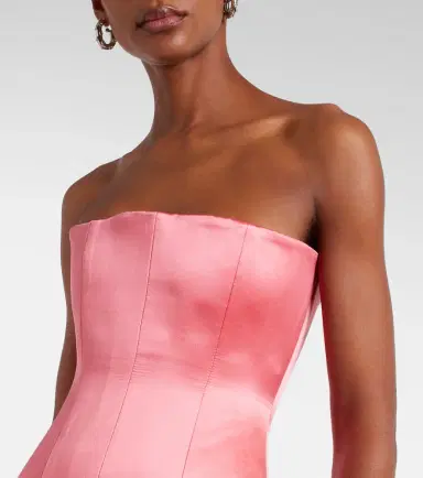 Alex Perry Draped silk gown | Thumbnail 2
