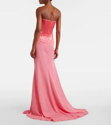 Alex Perry Draped silk gown | Thumbnail 6
