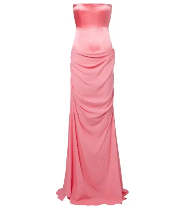 Alex Perry Draped silk gown