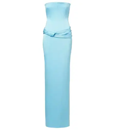 Alex Perry Crêpe satin bustier gown | Thumbnail 1