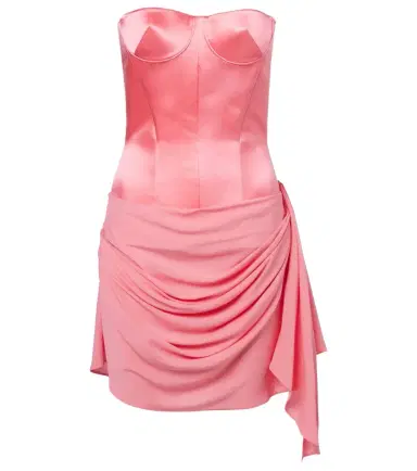 Alex Perry Draped silk corset dress | Thumbnail 1