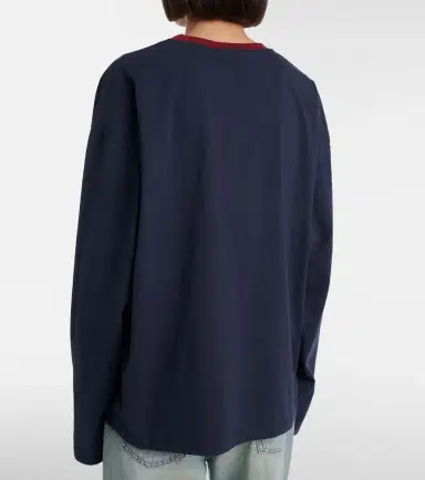 Miu Miu Logo cotton jersey T-shirt | Thumbnail 5 Miu Miu Logo cotton jersey T-shirt | Thumbnail 5