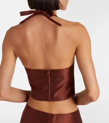 SHUSHU/TONG Embellished halterneck crop top | Thumbnail 5 SHUSHU/TONG Embellished halterneck crop top | Thumbnail 5