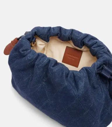 Zimmermann Cloud 91 Small denim clutch | Thumbnail 3 Zimmermann Cloud 91 Small denim clutch | Thumbnail 3