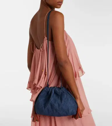Zimmermann Cloud 91 Small denim clutch | Thumbnail 4 Zimmermann Cloud 91 Small denim clutch | Thumbnail 4