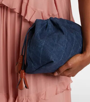 Zimmermann Cloud 91 Small denim clutch | Thumbnail 6 Zimmermann Cloud 91 Small denim clutch | Thumbnail 6