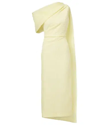 Roksanda Maite caped cloqué midi dress | Thumbnail 1