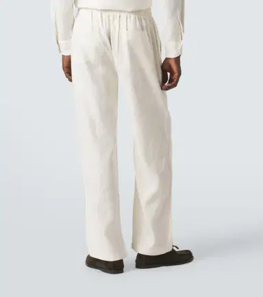 Saman Amel Silk straight pants | Thumbnail 2