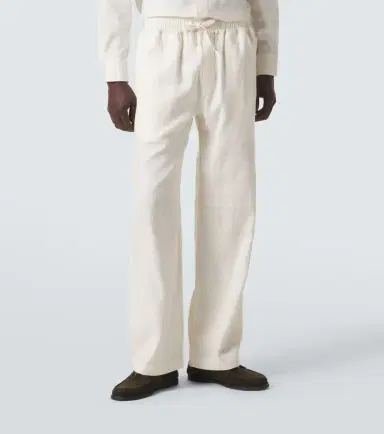 Saman Amel Silk straight pants | Thumbnail 5