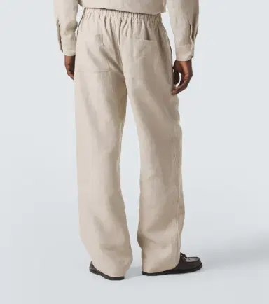 Saman Amel Linen wide-leg pants | Thumbnail 3
