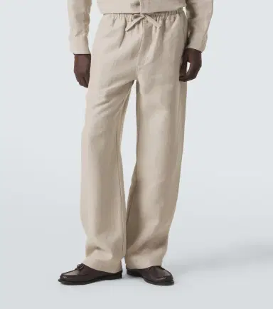 Saman Amel Linen wide-leg pants | Thumbnail 4