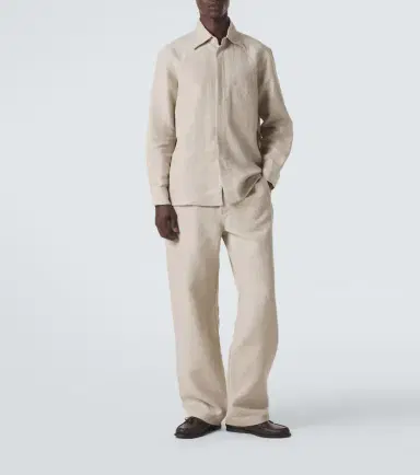 Saman Amel Linen wide-leg pants | Thumbnail 5