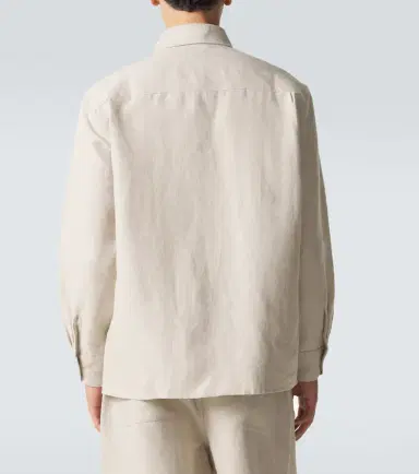 Saman Amel Linen overshirt | Thumbnail 3