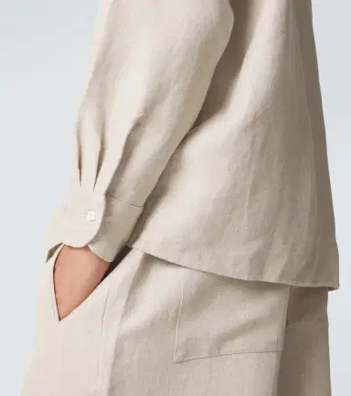 Saman Amel Linen overshirt | Thumbnail 4
