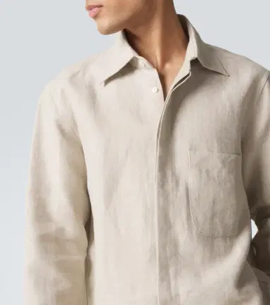 Saman Amel Linen overshirt | Thumbnail 5