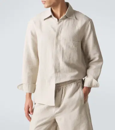 Saman Amel Linen overshirt | Thumbnail 6