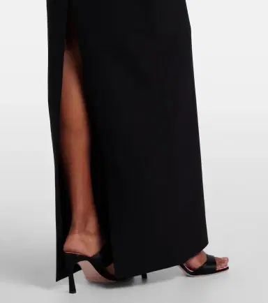 Roland Mouret Floral-appliqué crêpe gown | Thumbnail 3 Roland Mouret Floral-appliqué crêpe gown | Thumbnail 3