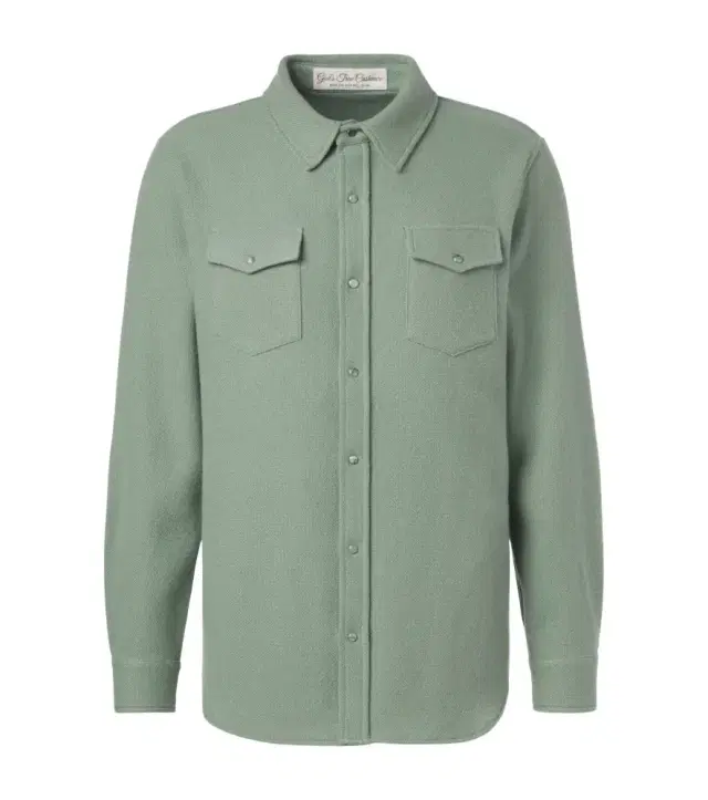 Cashmere shirt with emeralds