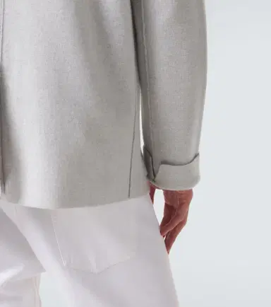 God's True Cashmere Cashmere blazer with amethyst | Thumbnail 3