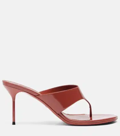 Paris Texas Lidia patent leather thong sandals | Thumbnail 3