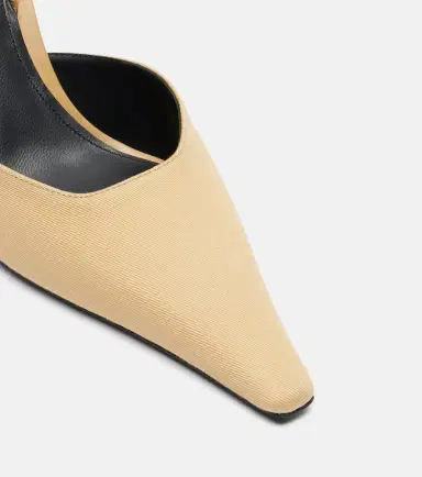 Victoria Beckham Sloan canvas slingback pumps | Thumbnail 3