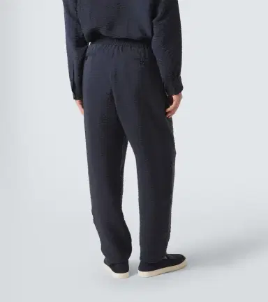 Giorgio Armani Seersucker straight pants | Thumbnail 2 Giorgio Armani Seersucker straight pants | Thumbnail 2