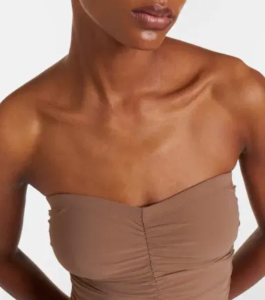 Karla Colletto Basics ruched swimsuit | Thumbnail 4